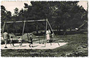 Broadstone Childrens Corner Dorset Nr Poole - Salmon Real Photo Postcard U21 - Picture 1 of 3