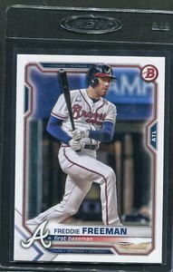 2021 Bowman Freddie Freeman #14 Braves