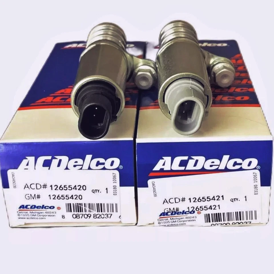 2PCS OEM Intake&Exhaust Valve Timing VVT Solenoid For Chevy Equinox Malibu 2.4L Foto 1 de 4