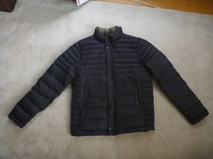 Kenneth Cole Reaction Womens Black Down Feather Puffer Jacket coat Sz Small NICE - Picture 1 of 11