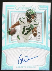 2022 Flawless Shadow Signatures Garrett Wilson Rookie #RSS-GW Silver /15 AUTO - Bild 1 von 2