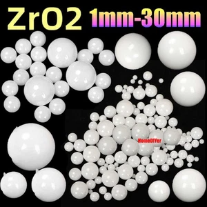 High Precision Zirconium Oxide Ceramic Bearing Balls ZRO2 Ball Diameter 1mm-30mm - Picture 1 of 21