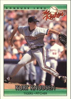 1992 Donruss The Rookies Baseball Card #62 Kurt Knudsen RC  - Image 1 of 2