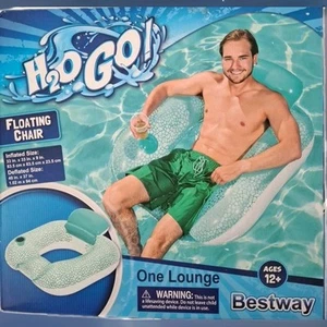 Pool Schwimmsessel mit Getränkehalter und Klappkissen von Bestway H2O Go!  - Bild 1 von 4