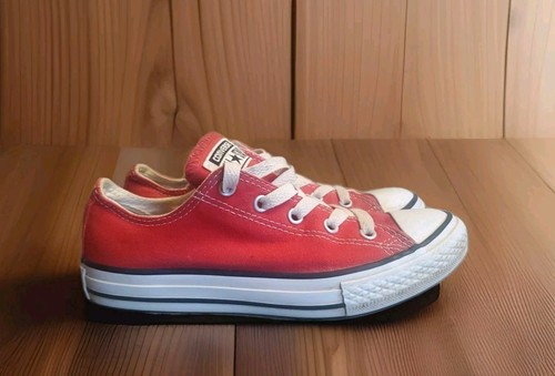 Sneakers basse Converse Chuck Taylor All Star giovani taglia 2 rosse