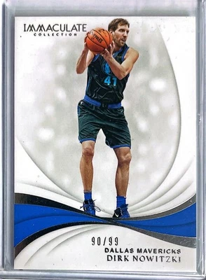2018-19 Panini Immaculate Collection #79 Dirk Nowitzki 90/99 CJ - Image 1 of 2