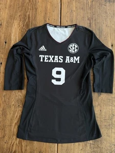 Camiseta deportiva larga SLV TEXAS A&M AGGIES VOLEIBOL Adidas emitida por el equipo para mujer en el campo S - Imagen 1 de 9