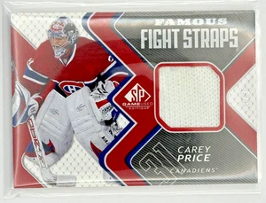 2008-09 Upper Deck SP Game Used Famous Fight Straps - Carey PRICE # 1 / 3 🥅 - Picture 1 of 3
