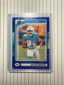 2024 Panini Donruss - Rated Rookie Jaylen Wright #344 Blue Press Proof (RC) - Picture 1 of 2