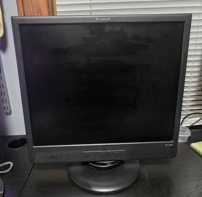Planar PL1910M 19" LCD Monitor P/N: 997-2797-00. Power Cord + VGA Included - Image 1 of 4