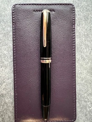 Pluma Estilográfica Montblanc 254 Negra De Colección 14kt OB Nuevo en Caja Foto 1 de 4