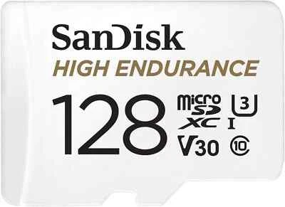SanDisk 128GB High Endurance micro SDXC card IP Cams &  Nextbase Dash Cams UK - Image 1 of 4