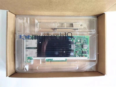 Lenovo Intel X540-T2 10GbE Dual Port Copper RJ-45 NIC Network Adapter 49Y7972 - Image 1 of 4