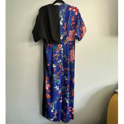 Mono envolvente Diane Von Furstenberg Karissa mezcla de seda chifón estampado floral 6 Foto 1 de 4