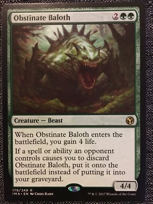 x1 Obstinate Baloth MTG Iconic Masters M/NM, English - Image 1 of 2