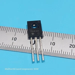 2SD669A GP Transistor BJT NPN 160V 1.5A 1W LF Amp SOT-32 (TO-126) B669A - Picture 1 of 3