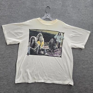 VINTAGE Reo Speedwagon Men Shirt XL Single Stitch Cant Stop Rockin Tour 90s READ - Picture 1 of 12