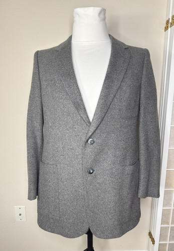 Giacca blazer Christian Dior Monsieur capelli cammello cappotto vintage 2 bottoni 40R grigio uomo