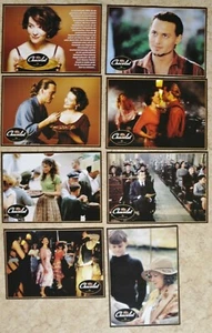 Z135 8x Aushangfotos CHOCOLAT Juliette Binoche, Judi Dench, Alfred Molina - Bild 1 von 1