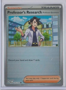 Pokémon 2025 PRISMATIC EVOLUTIONS PROFESSOR'S RESEARCH 125/131 MINT POKE BALL - Picture 1 of 1