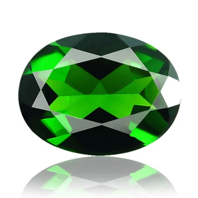 Chrome Diopside 1.50ct rare aaa green color 100% natural earth mined Russia - Image 1 of 3