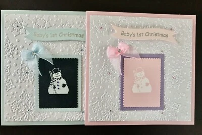 Baby's 1st Christmas greeting card  - 2 designs available  - Image 1 of 4