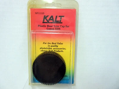 New Kalt Plastic Rear Lens Cap for Canon EOS MFR # NP11115 - Image 1 of 4