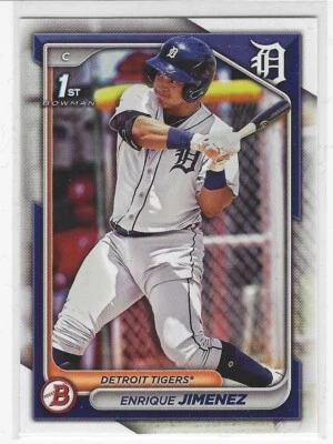 2024 Enrique Jimenez Bowman Paper Prospect 1st Bowman Detroit Tigers #BP-31 - Image 1 of 2