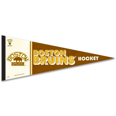 BOSTON BRUINS PREMIUM QUALITY PENNANT 12"X30" CLASSIC STYLE BANNER NHL LICENSED Cover