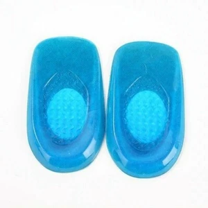 1 Paar extra dünne Fersenpolster Silikon Einlegesohlen Polster Füße Schuh lindern Fußschmerzen - Bild 1 von 2