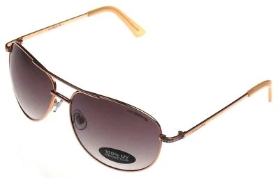 Gafas de sol Liz Claiborne metal dorado rosa protección UV 63-13-132 regalo aviador Foto 1 de 4