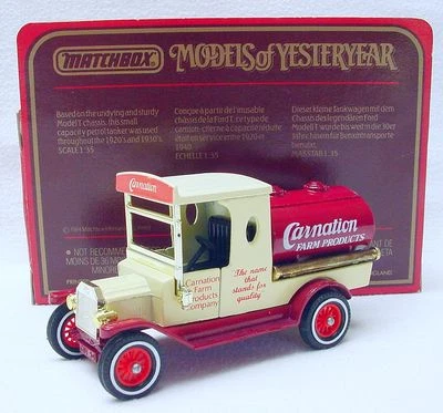 Matchbox Models Of Yesteryear 1:35 FORD MODEL T CARNATION FARM Truck Y-3 MIB`84! - Image 1 of 4