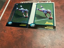 1998 Bowman Chrome Football Card #12 Robert Edwards Rookie