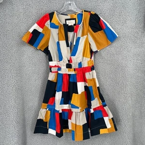 Anthropologie Dress Womens XS Multicolor The Somerset Above Knee NEW - Picture 1 of 14