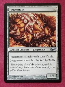 Magic The Gathering 2011 CORE SET M11 JUGGERNAUT artifact card MTG - Picture 1 of 2