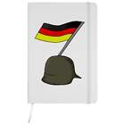 'German Flag & Helmet' A5 Ruled Notebooks / Notepads (NB024626)