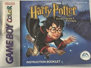 Harry Potter und der Stein der Weisen Game Boy Color nur Bedienungsanleitung Buch - Bild 1 von 4