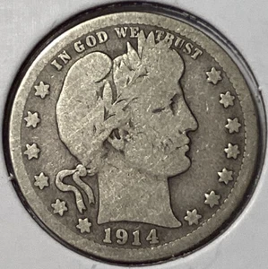 1914 S Barber Quarter - Picture 1 of 2