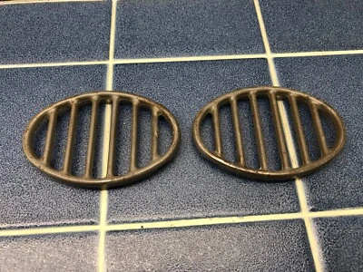 NOS VW Standard Bug Horn Grills Grey 1953-1967 Volkswagen Beetle - Image 1 of 4