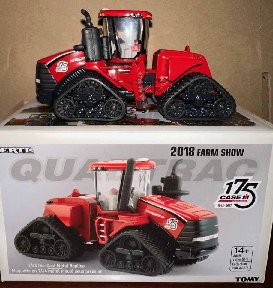 Ertl 1/64 Case IH  Quadtrac Tractor 2018 Farm Show 175th Anniv. #44157A #177 - Image 1 of 1