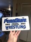 2011 Penn State University Nittany Lions Booster License Plate Wrestling Champs