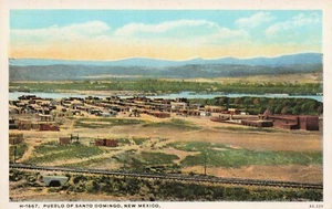 Pueblo of Santo Domingo, New Mexico Vintage PC - Bild 1 von 2