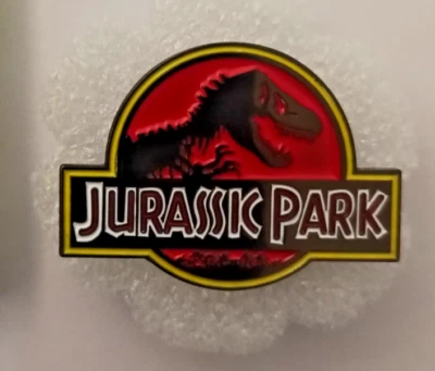 JURASSIC PARK- ENAMEL PIN-SHIP ALL THE PINS YOU BUY FOR $4.99-VISIT OUR STORE - Image 1 of 4