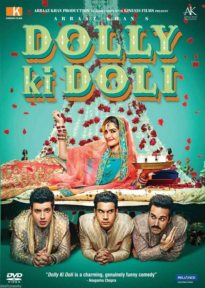 DOLLY KI DOLI - BOLLYWOOD - DVD - Sonam Kapoor, Pulkit Singh, Rajkumar Rao - NEW - Image 1 of 1