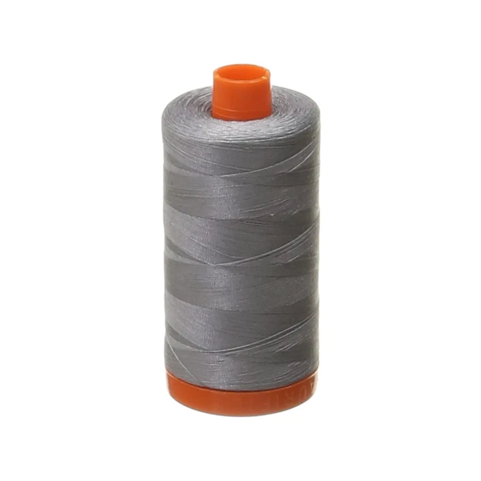 Aurifil Mako Cotton Thread Solid 50wt 1422yds Grey - Image 1 of 1