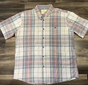 Original Weatherproof Shirt Mens Extra Large Plaid Short Sleeve Button Up - Picture 1 of 6