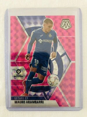 2020/21 Mosaic La Liga MAURO ARAMBARRI Getafe CF Pink /25  - Image 1 of 2