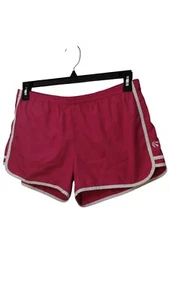 Pantaloncini da corsa sportivi Old Navy, vita bassa, rosa e bianco, taglia media - Foto 1 di 8