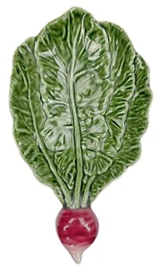 Olfaire Turnip Radish Vegetable Dish Serving Bowl Portugal Ceramic 10”x 5.5” - Picture 1 of 6