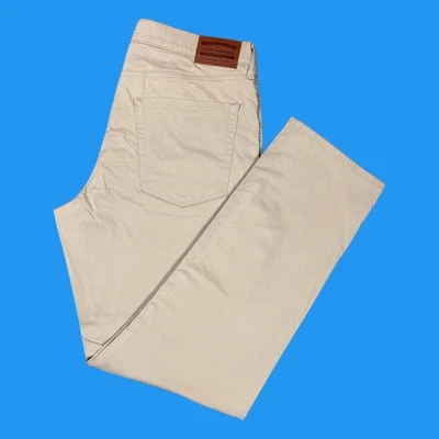 Pantalones deportivos Lucky Brand 410 para hombre talla 36x32 rectos elásticos 5 bolsillos beige Foto 1 de 4